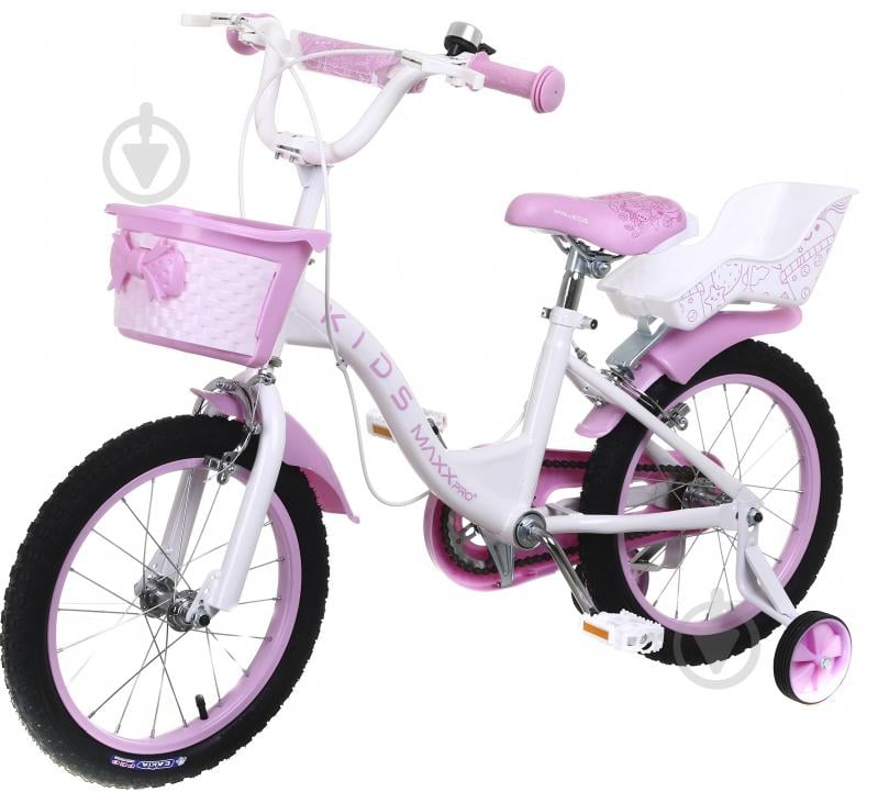 Велосипед дитячий MaxxPro kids 16” 85% SKD рожевий RSD-CB-08 - фото 1