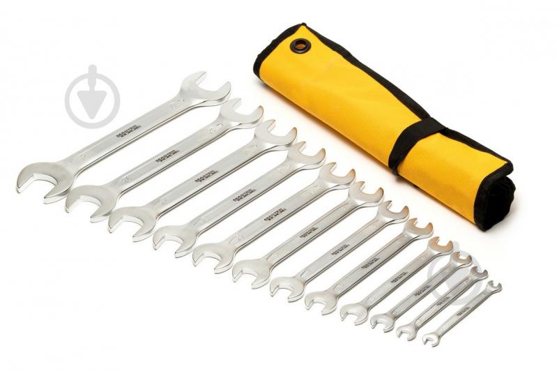 Набор ключей рожковых MasterTool 12 шт. 70-1112 - фото 2
