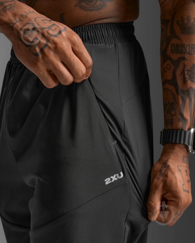 Штани 2XU Aero Woven Jogger MR7459b_BLK/SRF р. M чорний - фото 6 Штани 2XU Aero Woven Jogger MR7459b_BLK/SRF р. M чорний - фото 6