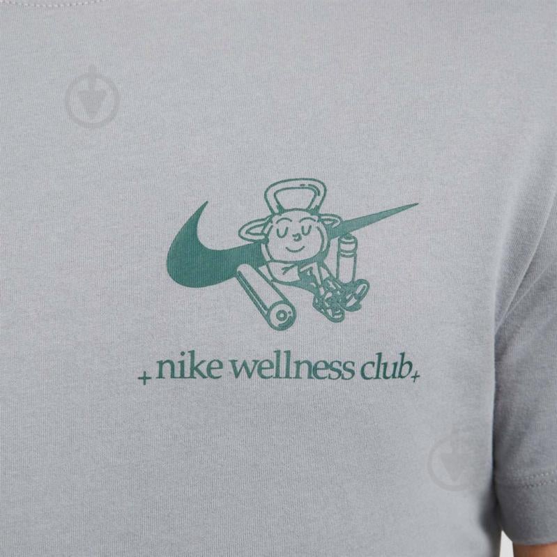 Футболка Nike T-SHIRT DRI-FIT FJ2450-065 р.M сірий - фото 4