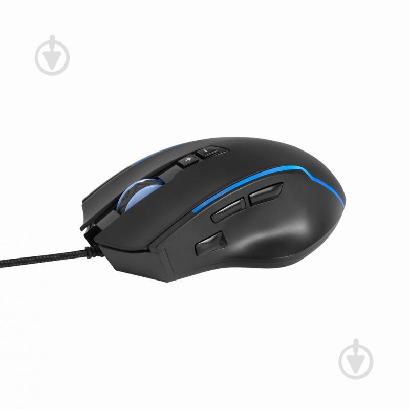 Мышка Gembird 8 Buttons, USB, RGB, 12000 DPI black (MUSG-RAGNAR-RX300) - фото 3