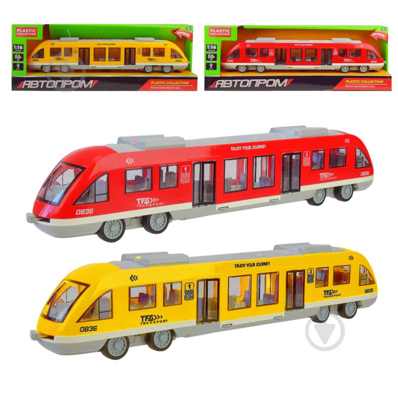 Экспресс-поезд Автопром в ассортименте 1:16 8906 - фото 3