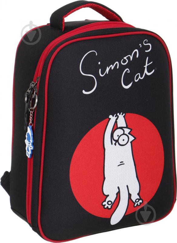 Рюкзак Simon's Cat Кіт у червоному колі 39x28x16 см 13466 - фото 2