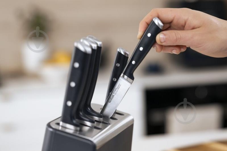 Набір ножів Tefal EverSharp 5 предметів + блок з вбудованою системою заточування K297S644 - фото 18
