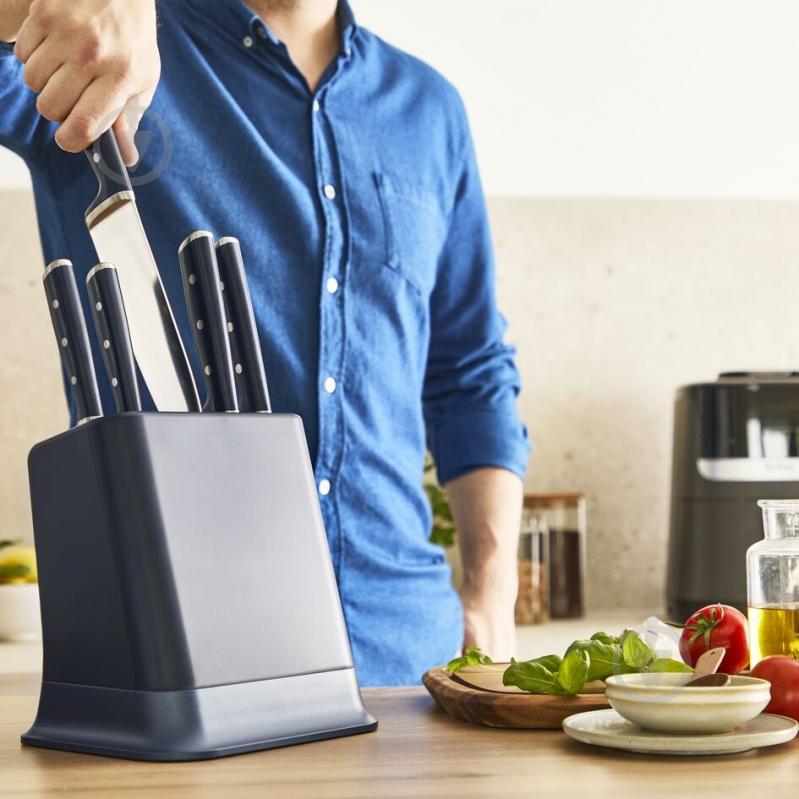 Набір ножів Tefal EverSharp 5 предметів + блок з вбудованою системою заточування K297S644 - фото 16