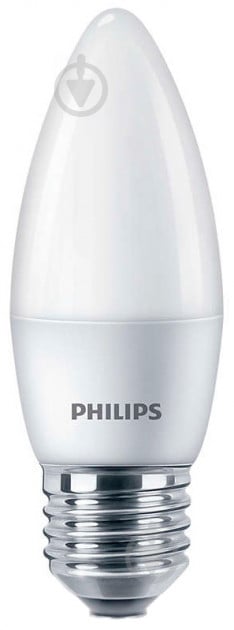 Лампа світлодіодна Philips ESS Candle 6,5 Вт B35 матова E27 220 В 4000 К - фото 1