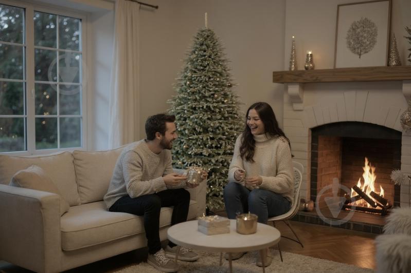 Искусственная елка литая Аляска 2,50 м зелено-голубой Siga Group - фото 2 Искусственная елка литая Аляска 2,50 м зелено-голубой Siga Group - фото 2