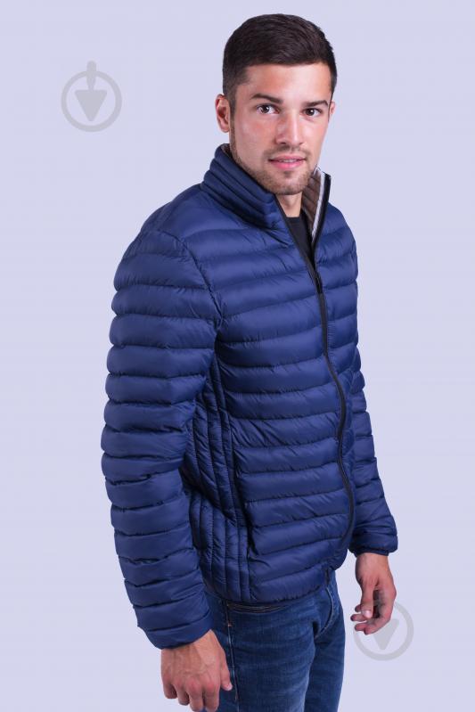 Куртка чоловіча демісезонна Avecs AV-50103/3 р.XXXXL темно-синя - фото 1