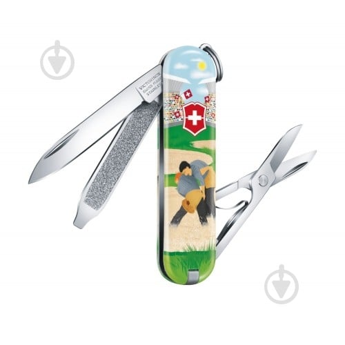 Нож швейцарский Victorinox Classic LE 2020 "Swiss Wrestling" 0.6223.L2009 91183 - фото 2