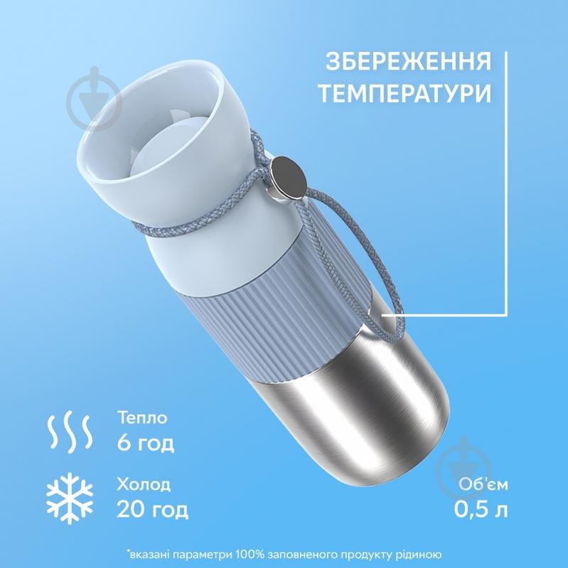 Термочашка Tefal BeYou Cup Mug 0.5 л N2192210 - фото 3 Термочашка Tefal BeYou Cup Mug 0.5 л N2192210 - фото 3