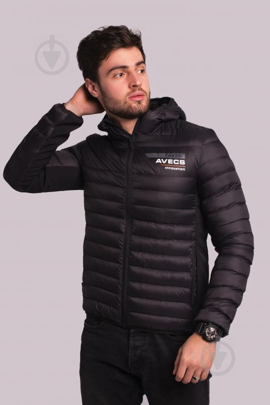 Куртка мужская демисезонная Avecs AV-50110B/1 р.XXXXL черная - фото 2