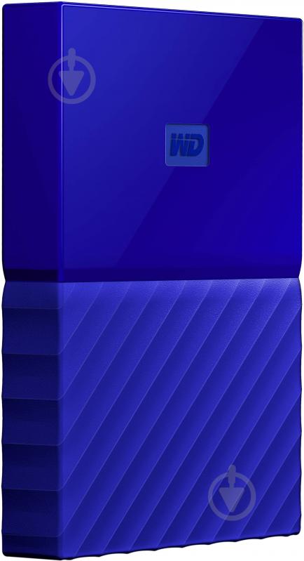 Зовнішній жорсткий диск Western Digital My Passport 3 ТБ 2,5" USB 3.0 (WDBYFT0030BBL-WESN) blue - фото 2