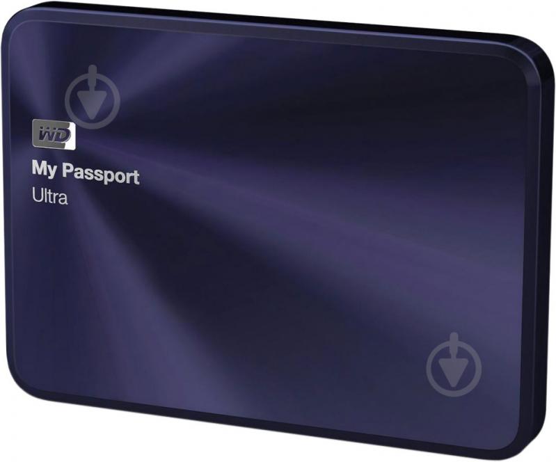 Внешний жесткий диск Western Digital My Passport Ultra Metal Edition 3 ТБ 2,5" USB 3.0 (WDBEZW0030BBA-EESN) black/blue - фото 2