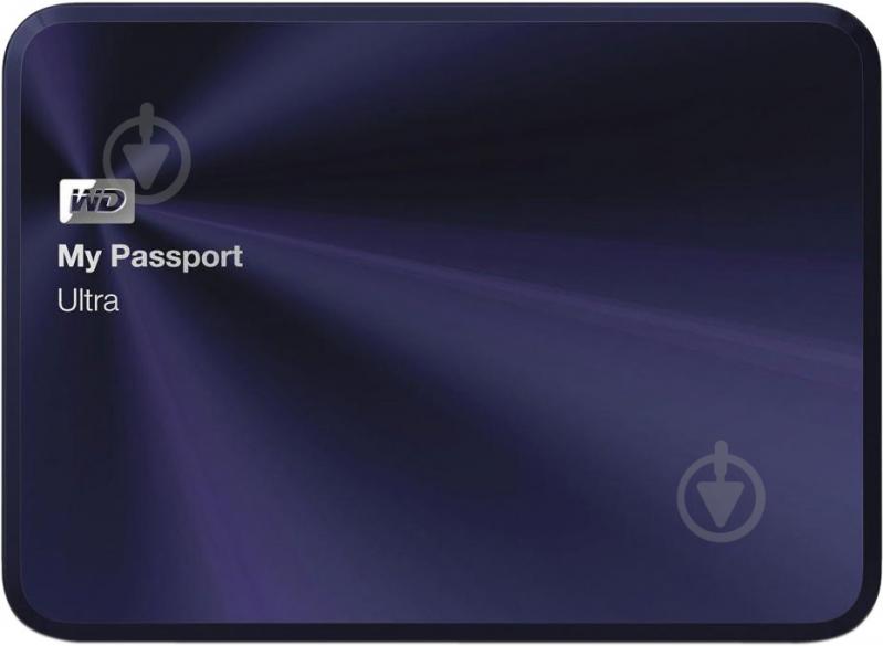 Внешний жесткий диск Western Digital My Passport Ultra Metal Edition 3 ТБ 2,5" USB 3.0 (WDBEZW0030BBA-EESN) black/blue - фото 1