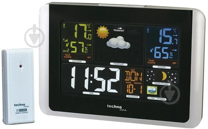 Метеостанция Technoline WS6442 Black - фото 2