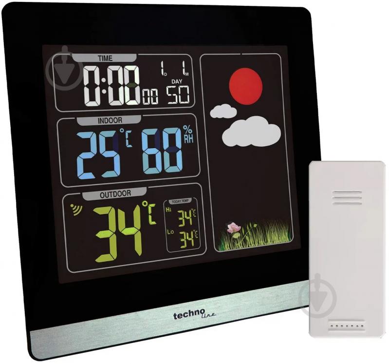 Метеостанция Technoline WS6448 Black - фото 7