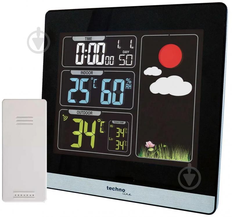 Метеостанция Technoline WS6448 Black - фото 1
