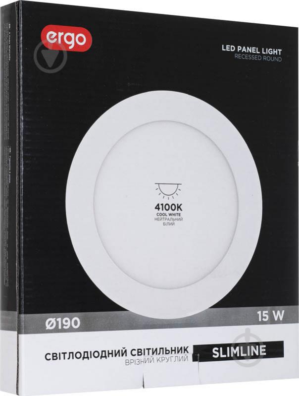 Світильник вбудовуваний (Downlight) Ergo STD-SL R 15 Вт 4100 К білий - фото 3