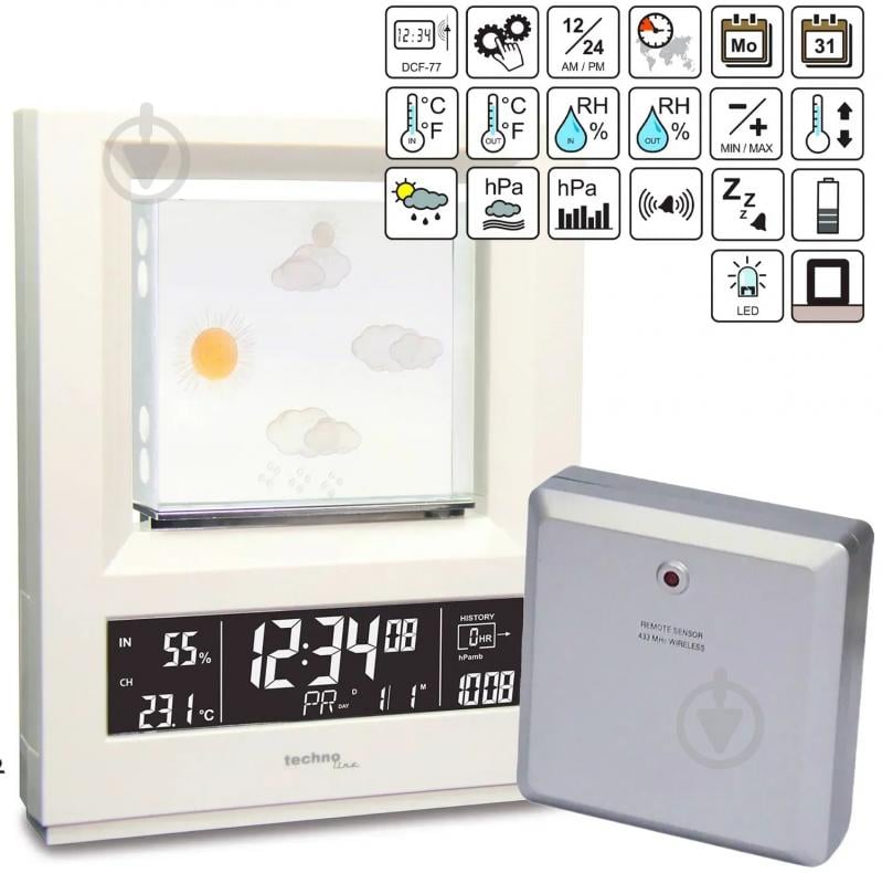 Метеостанция Technoline WS6620 White - фото 8