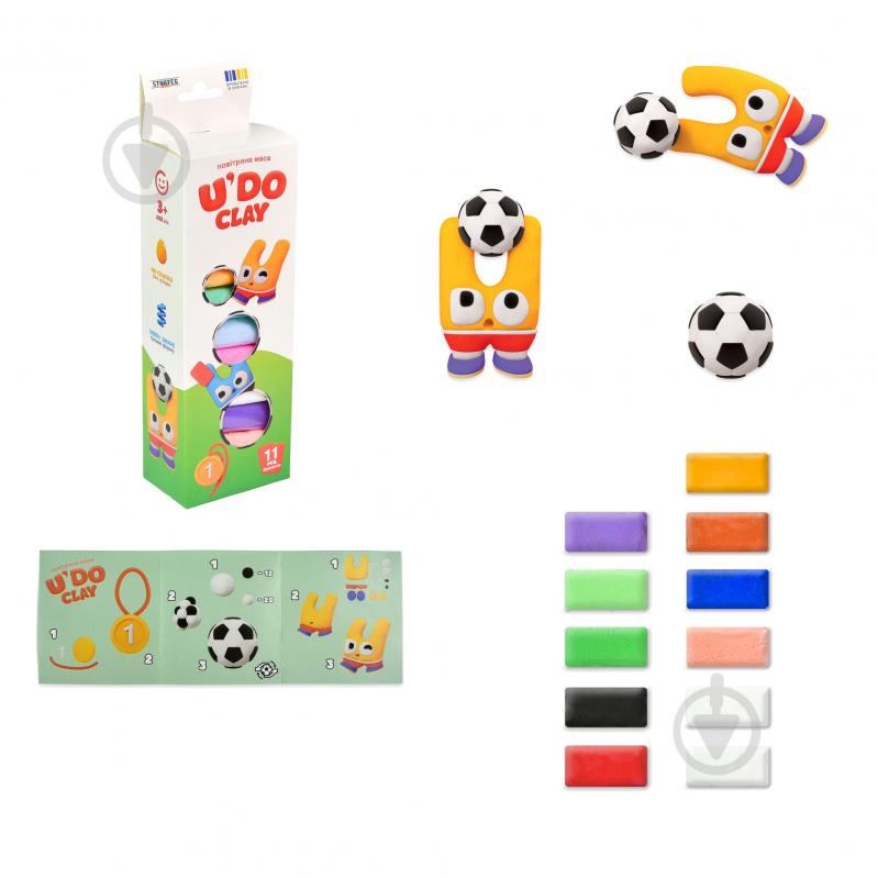 Маса для ліплення Strateg U'DO Clay 11 шт. 30842 - фото 3 Маса для ліплення Strateg U'DO Clay 11 шт. 30842 - фото 3