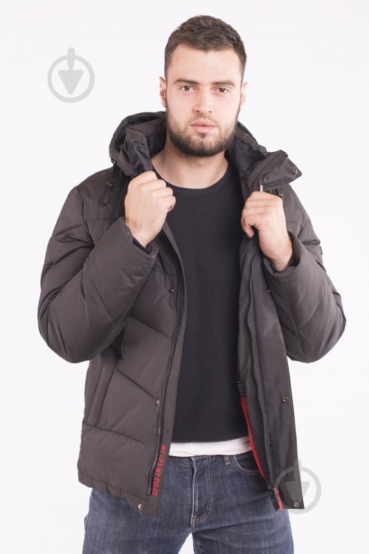 Куртка мужская зимняя Avecs AV-70401/1 р.S черная - фото 1