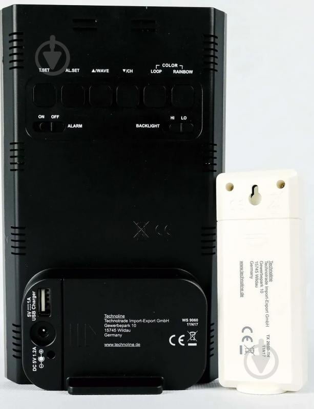 Метеостанция Technoline WS9060 Black/Silver - фото 9