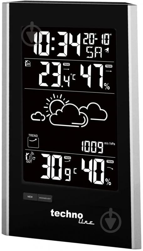 Метеостанция Technoline WS9060 Black/Silver - фото 4