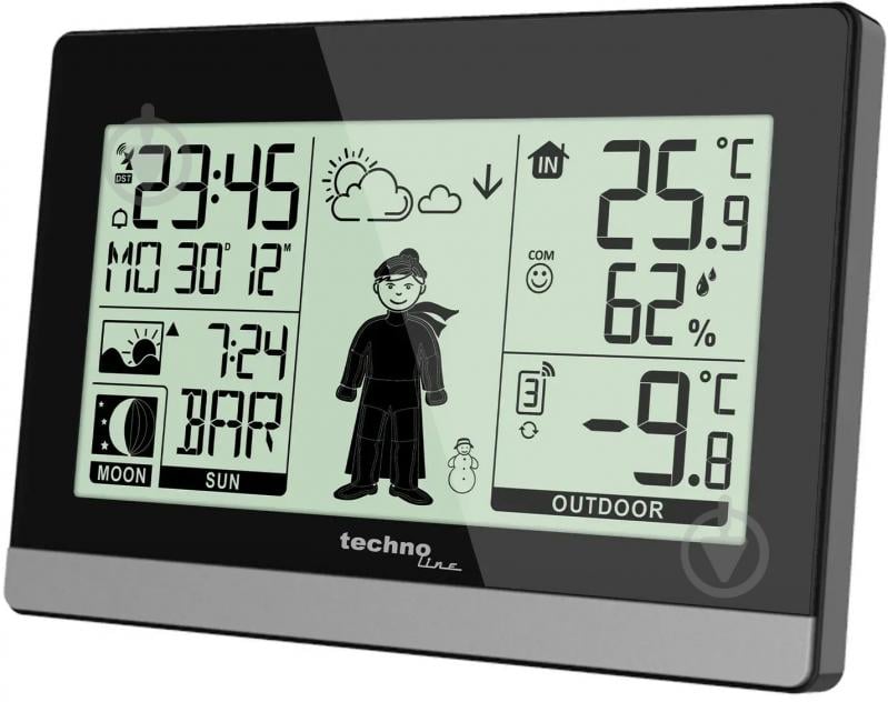 Метеостанция Technoline WS9612 Black - фото 3