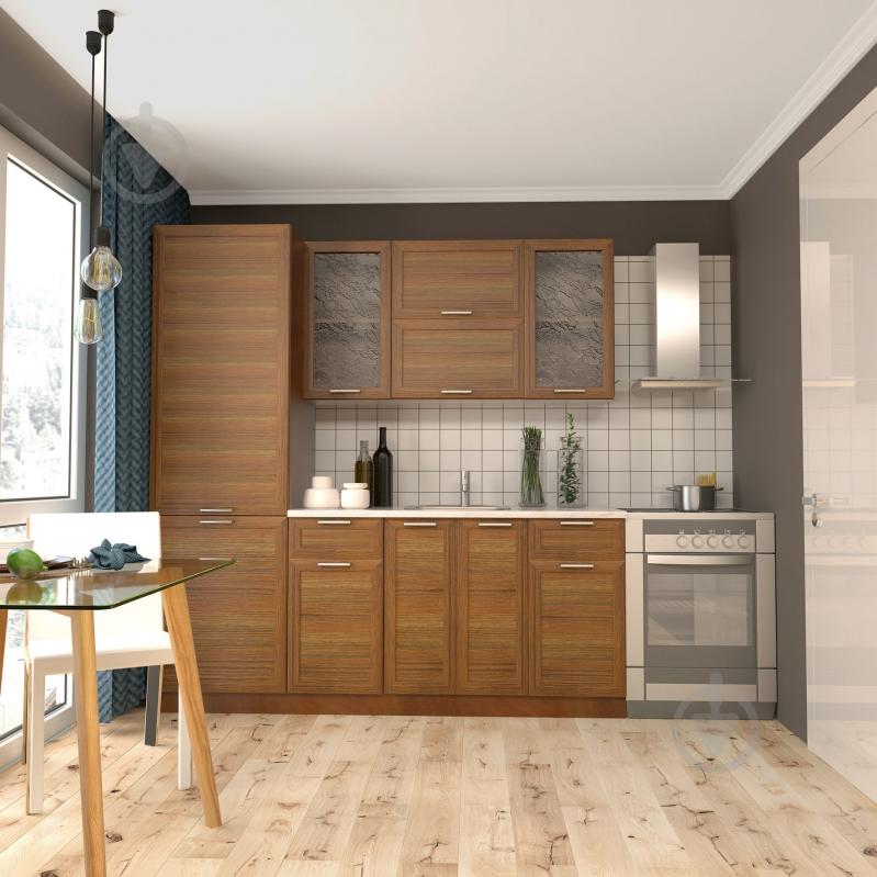 Кухня модульная Родос 2 МДФ 2 м - фото 2 Кухня модульная Родос 2 МДФ 2 м - фото 2