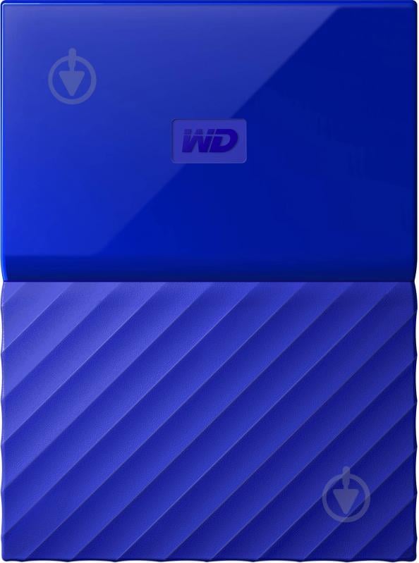 Внешний жесткий диск Western Digital My Passport 1 ТБ 2,5" USB 3.0 (WDBYNN0010BBL-WESN) blue - фото 1