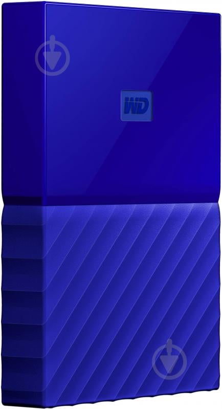 Внешний жесткий диск Western Digital My Passport 1 ТБ 2,5" USB 3.0 (WDBYNN0010BBL-WESN) blue - фото 2