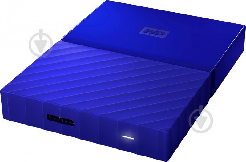 Внешний жесткий диск Western Digital My Passport 1 ТБ 2,5" USB 3.0 (WDBYNN0010BBL-WESN) blue - фото 5