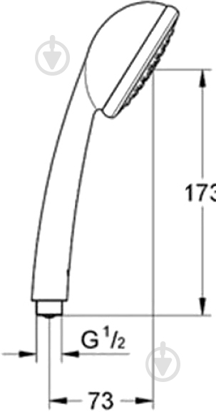 Ручний душ Grohe Vitalio trend Mono 27152 - фото 2