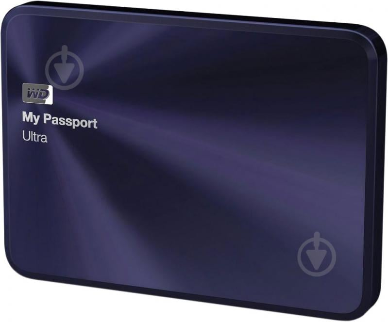 Внешний жесткий диск Western Digital My Passport Ultra Metal Edition 1 ТБ 2,5" USB 3.0 (WDBTYH0010BBA-EESN) black/blue - фото 2