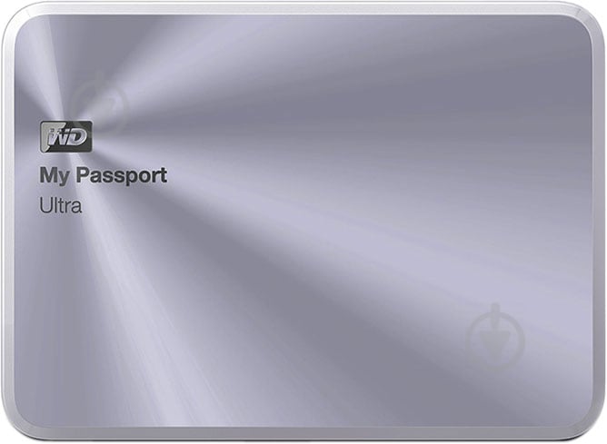 Зовнішній жорсткий диск Western Digital My Passport Ultra Metal Edition 1 ТБ 2,5" USB 3.0 (WDBTYH0010BSL-EESN) silver - фото 1