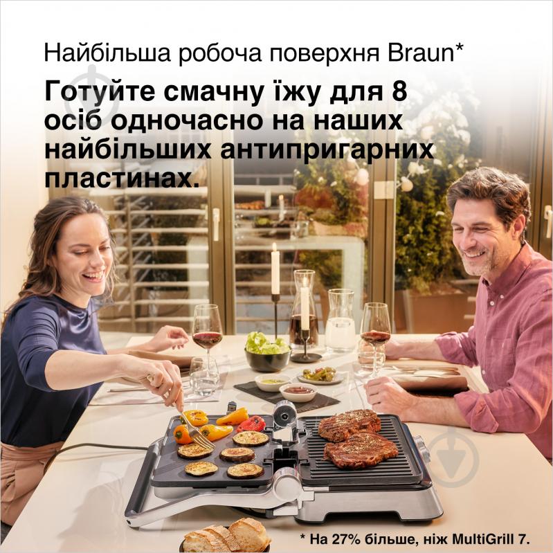 Гриль електричний Braun CG9047 MultiGrill 9 - фото 5