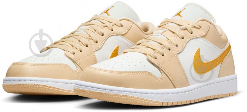 Кроссовки женские демисезонные Jordan AIR JORDAN 1 LOW DC0774-170 р.40,5 бежевые - фото 5