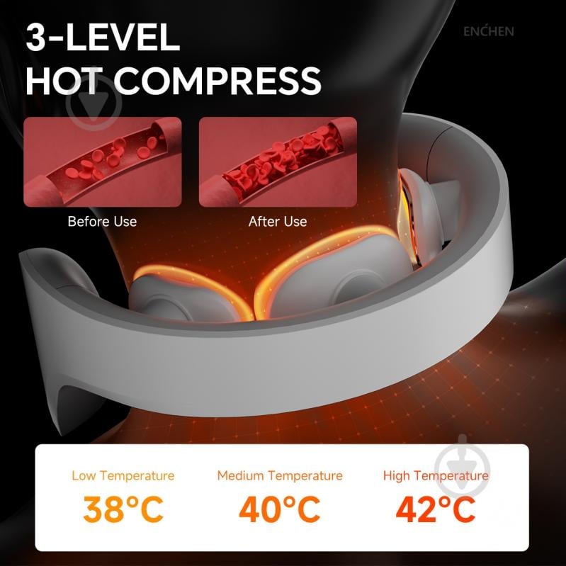 Массажер для шеи ENCHEN JEEBACK K1 - фото 7 Массажер для шеи ENCHEN JEEBACK K1 - фото 7