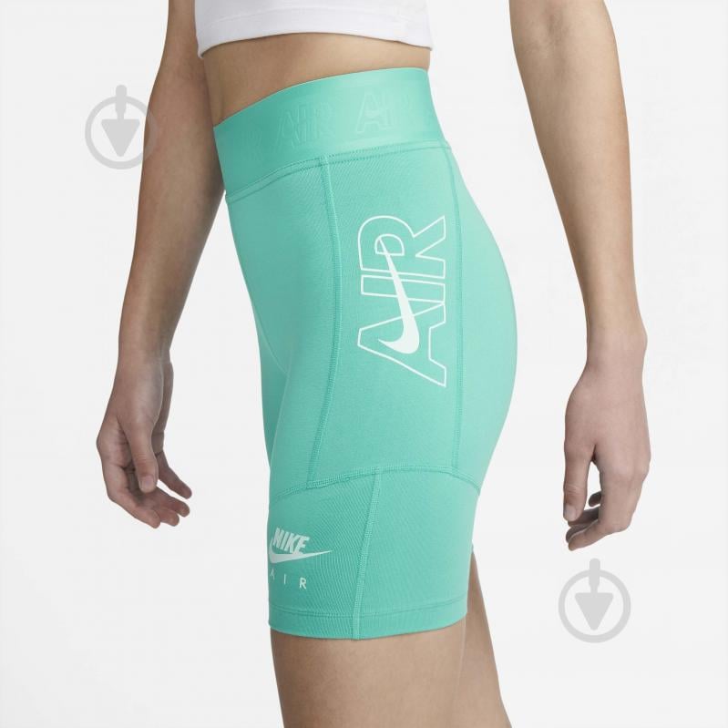 Шорты Nike W NSW AIR BIKE SHORT DM6055-392 р. XS бирюзовый - фото 4