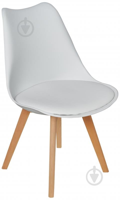 Стул Fly FRW-1 белый / бук - фото 1 Стул Fly FRW-1 белый / бук - фото 1