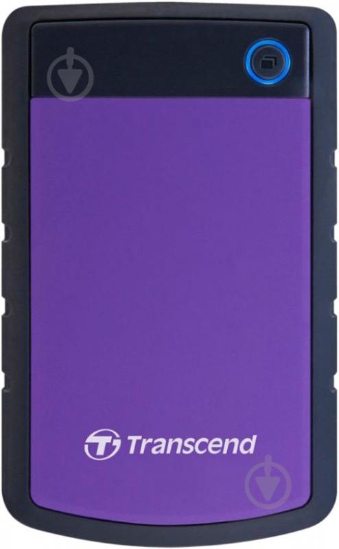 Зовнішній жорсткий диск Transcend StoreJet 3 ТБ 2,5" USB 3.0 (TS3TSJ25H3P) purple - фото 1