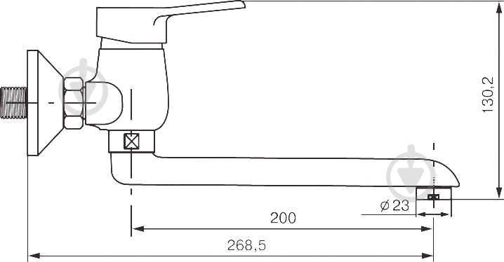 Смеситель для ванны Koller Pool Round RN0700 - фото 2