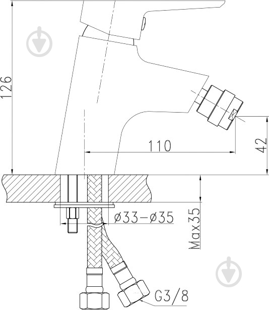 Смеситель для биде Koller Pool Twin RN0300 - фото 4