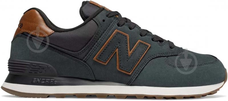 Кросівки чоловічі New Balance ML574NBI р.46,5 чорні - фото 1