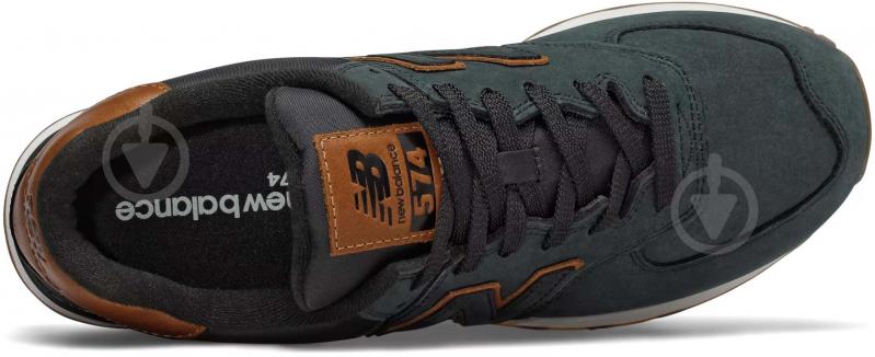 Кросівки чоловічі New Balance ML574NBI р.46,5 чорні - фото 3