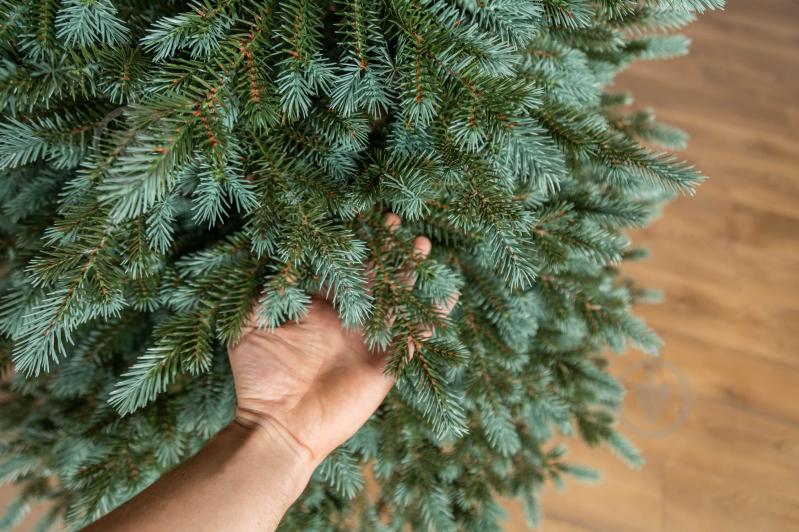 Штучна ялинка лита Аляска 2,10 м зелено-блакитний Siga Group - фото 11