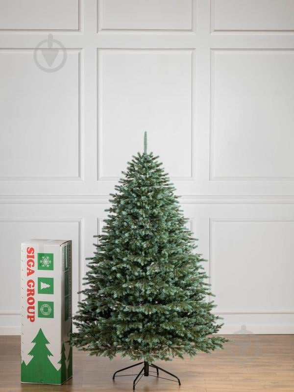 Штучна ялинка лита Аляска 2,10 м зелено-блакитний Siga Group - фото 6