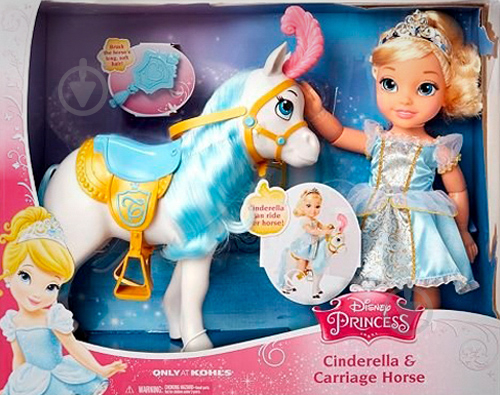 Кукла Jakks Pacific Disney Золушка с конем 98981 86857 - фото 2