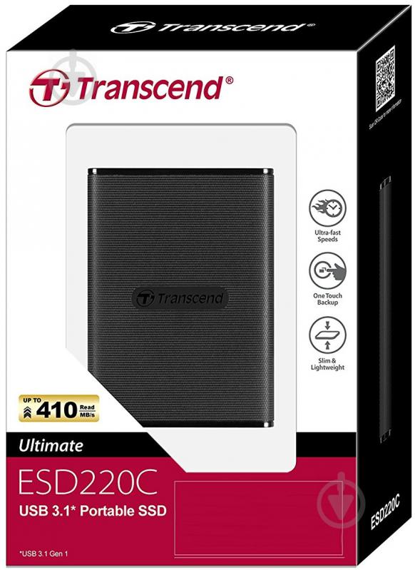 SSD-накопитель Transcend ESD220C 120GB 1,8" USB 3.1 TLC (TS120GESD220C) - фото 5