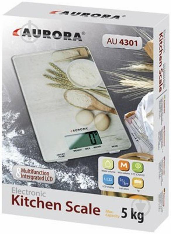Весы кухонные Aurora AU-4301 - фото 4